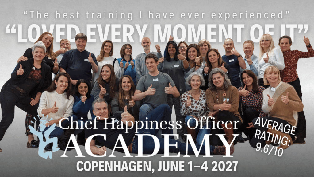 Chief Happiness Officer Academy in Copenhagen, June 2027